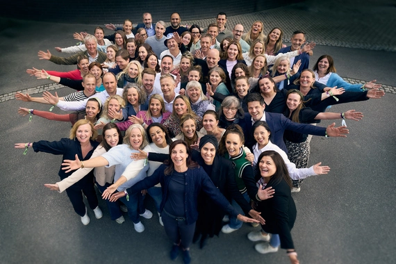 Gruppebilde av Novartis Norge sine ansatte