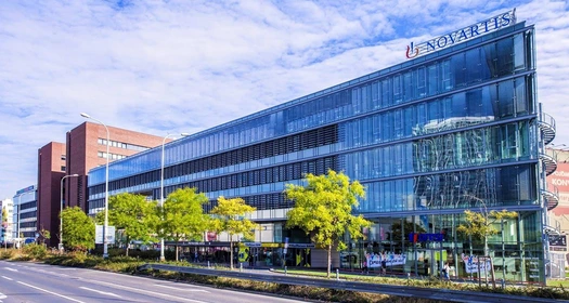 Novartis building in Czech Republic